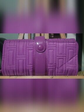 NWT Vera Bradley Purple Quilted Wallet